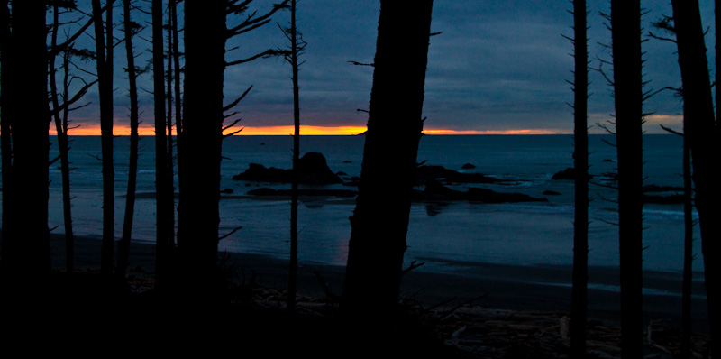 Ruby Beach At Sunset